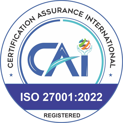 ISO 27001:2022 certified